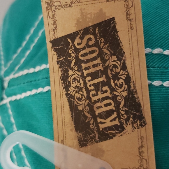 KBETHOS | NWT Women's Distressed Embroidered Baseball Cap "Dog Vibes Only" - Picture 7 of 12